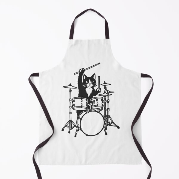 Item preview, Funny Cat Drummer Drumming Drums Music Lover Boys Girls designed and sold by rafaeltto.