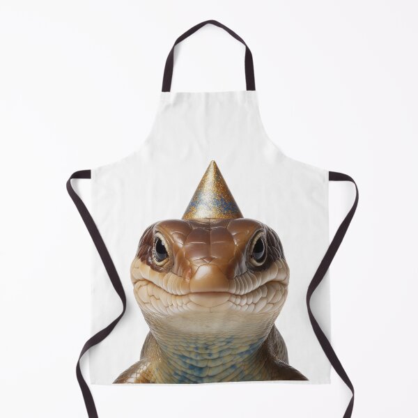 Item preview, Cute Skink Lizard with Party Hat Birthday Celebration designed and sold by LazyOwlStore.