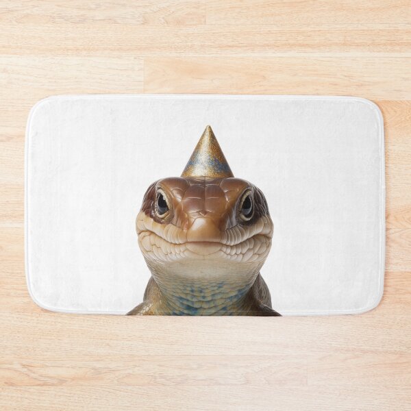 Item preview, Cute Skink Lizard with Party Hat Birthday Celebration designed and sold by LazyOwlStore.