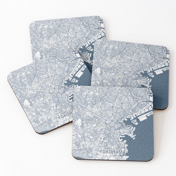 Item preview, Yokohama City Map of Japan - Coastal designed and sold by deMAP.