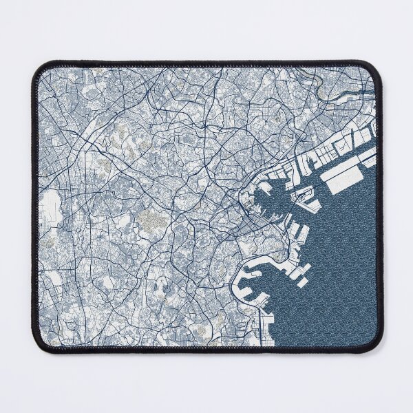 Item preview, Yokohama City Map of Japan - Coastal designed and sold by deMAP.