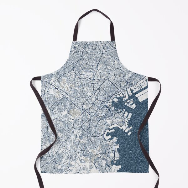 Item preview, Yokohama City Map of Japan - Coastal designed and sold by deMAP.