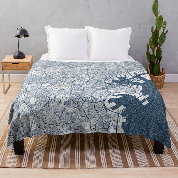 Item preview, Yokohama City Map of Japan - Coastal designed and sold by deMAP.