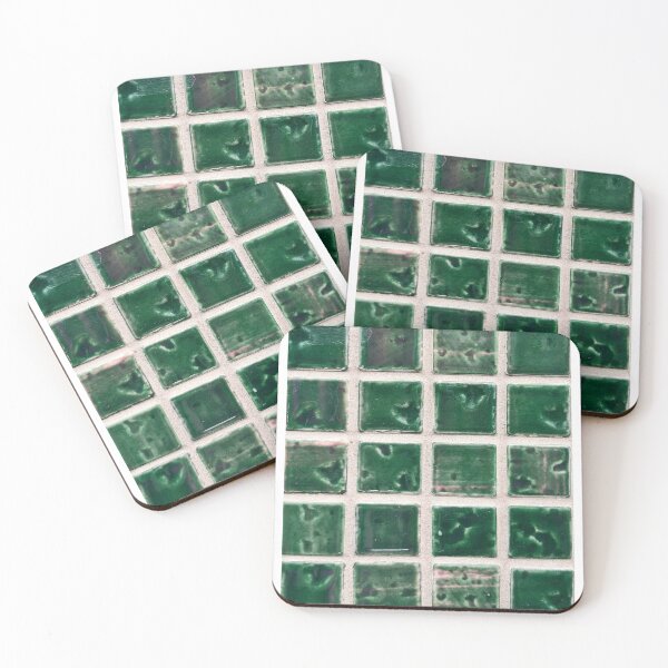 Item preview, Green mosaic lustre tiles designed and sold by Emma  Amies.