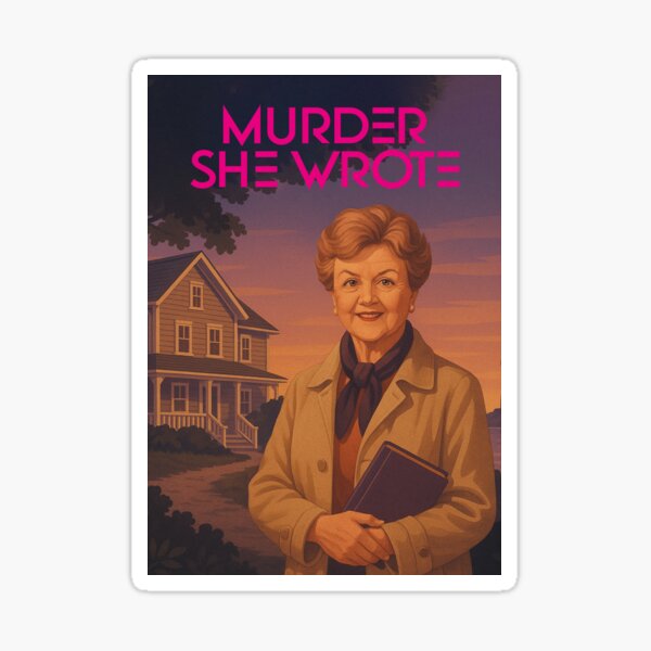 Vista previa del artículo con la obra «Se ha escrito un crimen, Jessica Fletcher, serie policiaca », diseñado y vendido por Mauswohn.