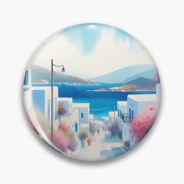 Item preview, Greek Street To The Sea designed and sold by Visual Nomad Club.