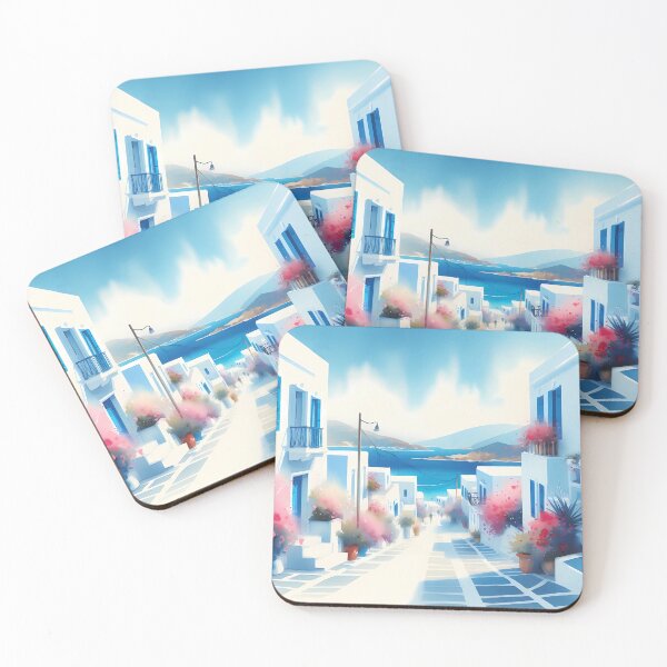 Item preview, Greek Street To The Sea designed and sold by Visual Nomad Club.