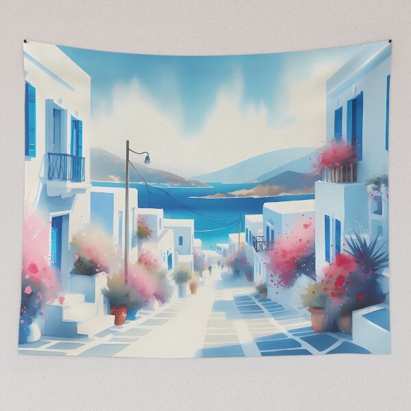 Item preview, Greek Street To The Sea designed and sold by Visual Nomad Club.