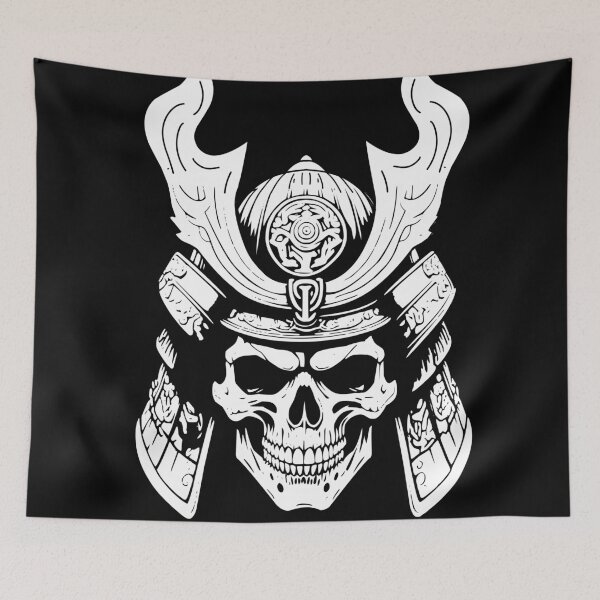 Item preview, Terrifying Samurai Skull designed and sold by Brexmore3.