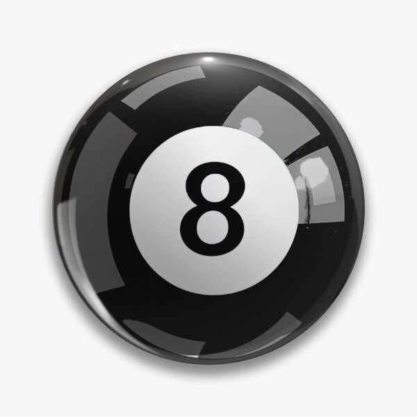 Item preview, Black eight-ball pool ball designed and sold by Giggl'n Gopher.