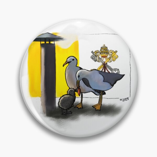 Item preview, Conclave Seagull Pope Leo XIV Catholic designed and sold by Celestia1l24.