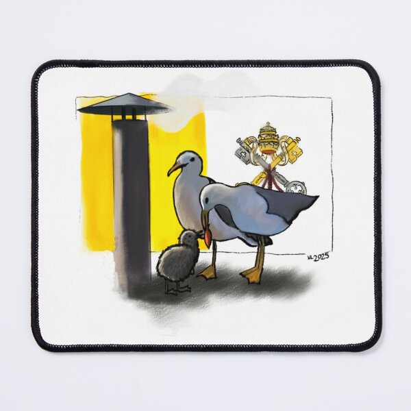 Item preview, Conclave Seagull Pope Leo XIV Catholic designed and sold by Celestia1l24.