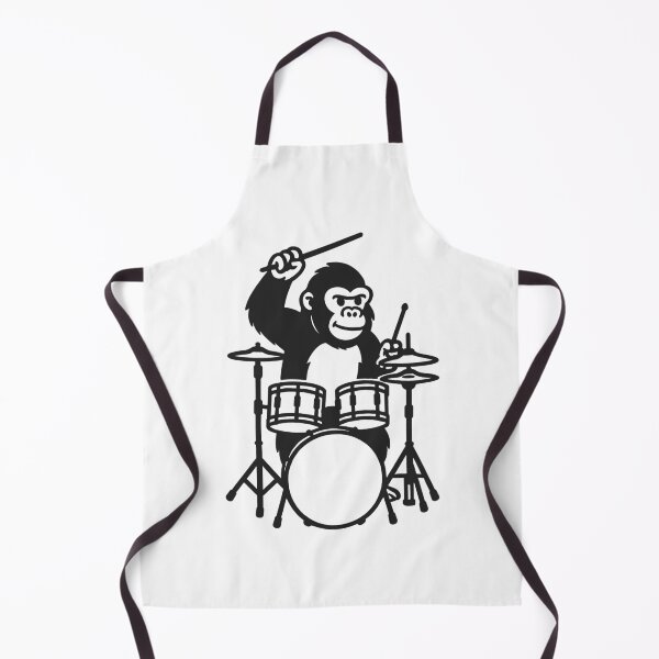 Item preview, Funny Gorilla Drummer Drumming Drums Music Lover Boys Girls designed and sold by rafaeltto.