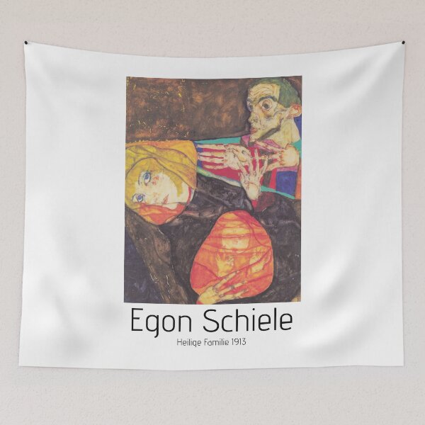 Item preview, Egon Schiele Heilige Familie 1913 exhibition poster designed and sold by paulrommer.