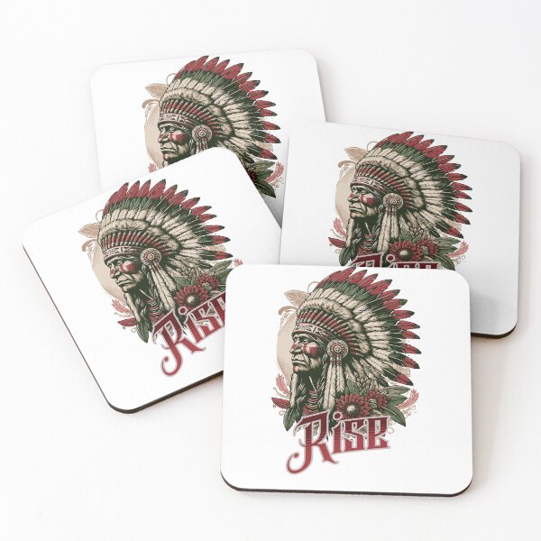 Item preview, "Rise of the Warrior - Native American Chief Art designed and sold by CyberWindow.