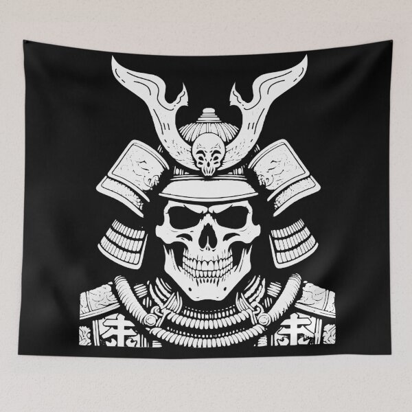 Item preview, Terrifying Samurai Skull designed and sold by Brexmore3.