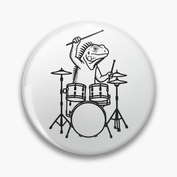 Item preview, Funny Iguana Drummer Drumming Drums Music Lover Boys Girls designed and sold by rafaeltto.