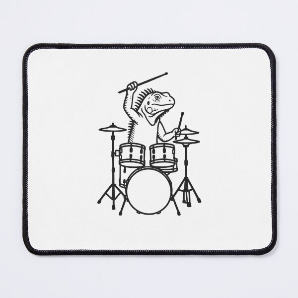 Item preview, Funny Iguana Drummer Drumming Drums Music Lover Boys Girls designed and sold by rafaeltto.