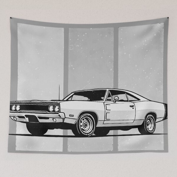 Item preview, Muscle Car Vintage Muscle Guy designed and sold by CreepyCornerArt.