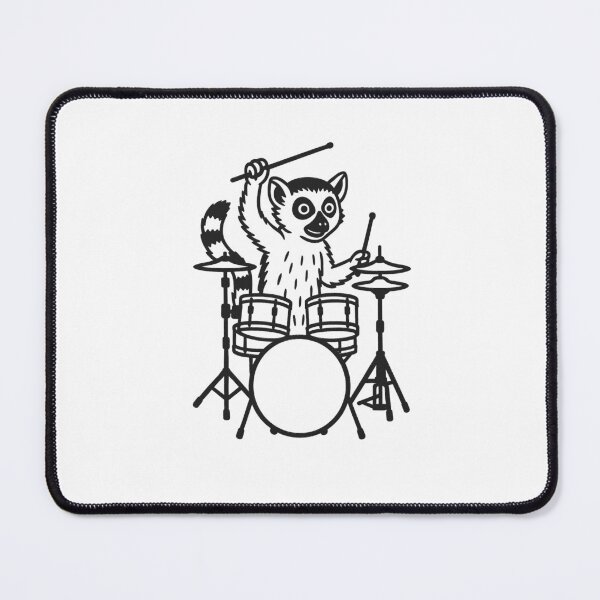 Item preview, Funny Lemur Drummer Drumming Drums Music Lover Boys Girls designed and sold by rafaeltto.