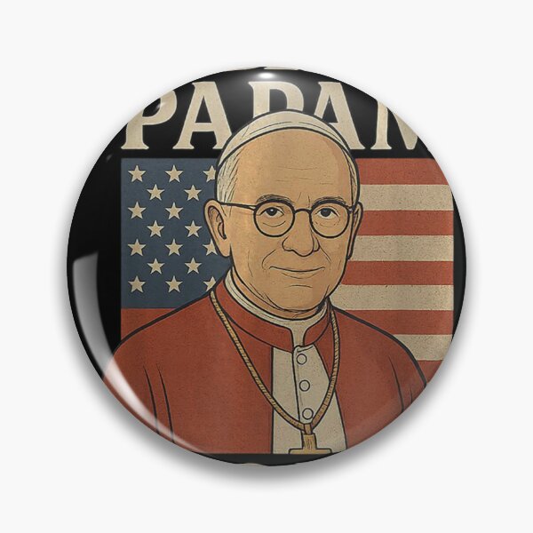Item preview, Habemus Papam Pope Leo XIV American Flag designed and sold by Celestia1l24.