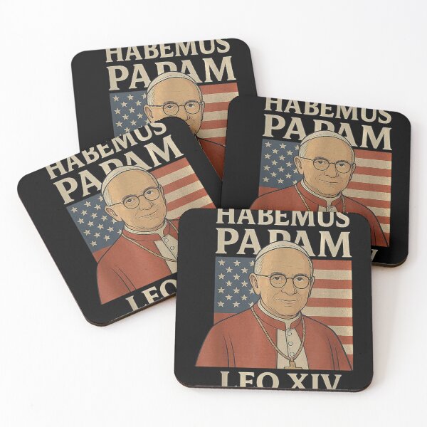 Item preview, Habemus Papam Pope Leo XIV American Flag designed and sold by Celestia1l24.