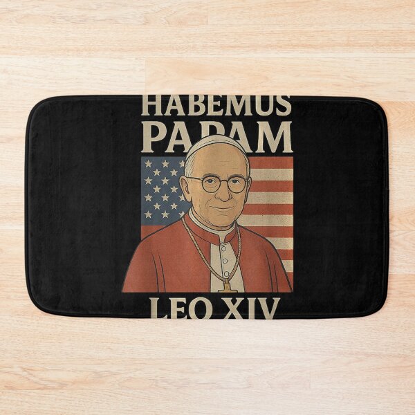 Item preview, Habemus Papam Pope Leo XIV American Flag designed and sold by Celestia1l24.