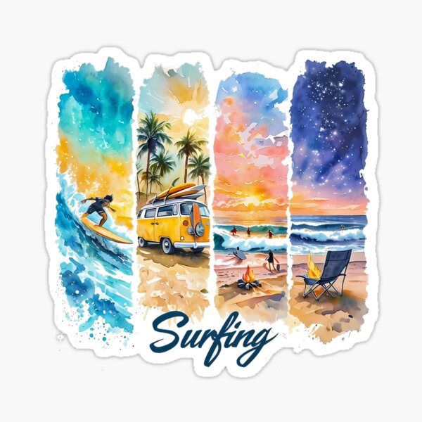 Aperçu de l'œuvre La vie de surfeur créée et vendue par LmDSStore.