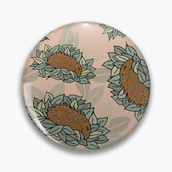 Item preview, Lindo erizo en un lecho de hojas designed and sold by VisualisedDesignsNZ.