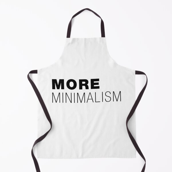 Item preview, More Minimalism – Typographic Art for Electronic Minds – Black Version designed and sold by parissiArt.