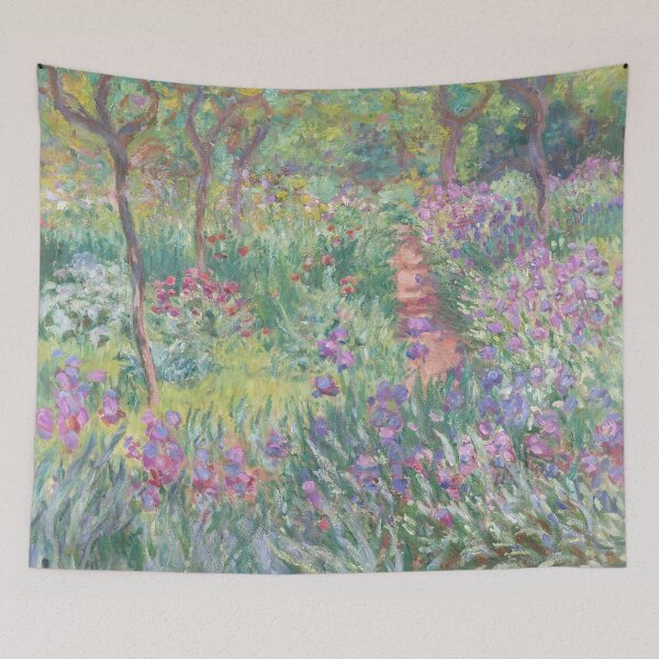 Item preview, The Artist’s Garden in Giverny (1900) by Claude Monet designed and sold by stevepmp.