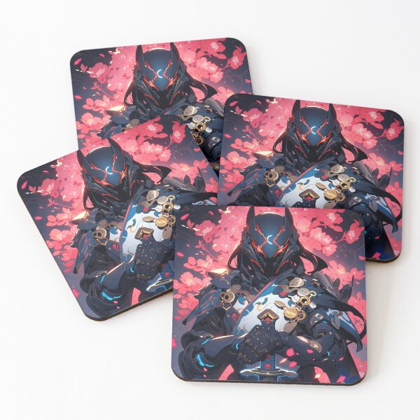 Item preview, Cyber Samurai – Blade of the Blooming Moon designed and sold by SuperNovaDesigns.