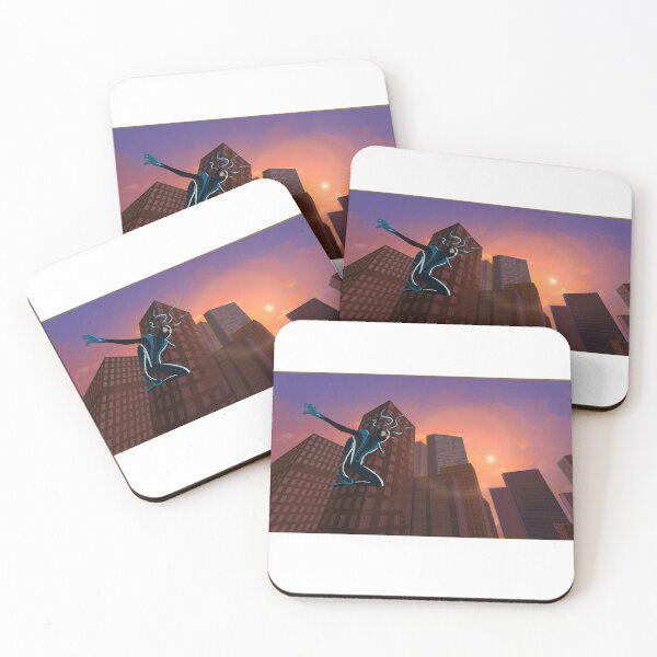 Item preview, Dusk City Sentinel – Stylized Superhero Illustration designed and sold by Dagim-Haddis.
