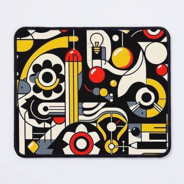 Item preview, "Bold Cubist Composition – Fernand Léger Inspired Art" designed and sold by TwoDotsStudio.