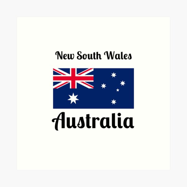 Item preview, New South Wales Australia - Stylish Prints, designed and sold by Fleetwood1994.