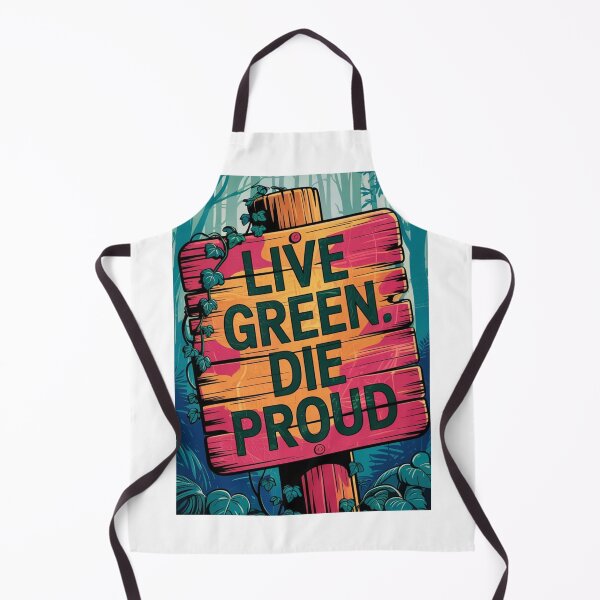 Item preview, Live Green. Die Proud. designed and sold by Elviqus Shop.