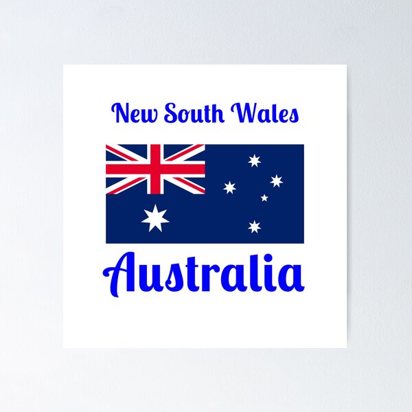 Item preview, New South Wales Australia - Stylish Prints, designed and sold by Fleetwood1994.