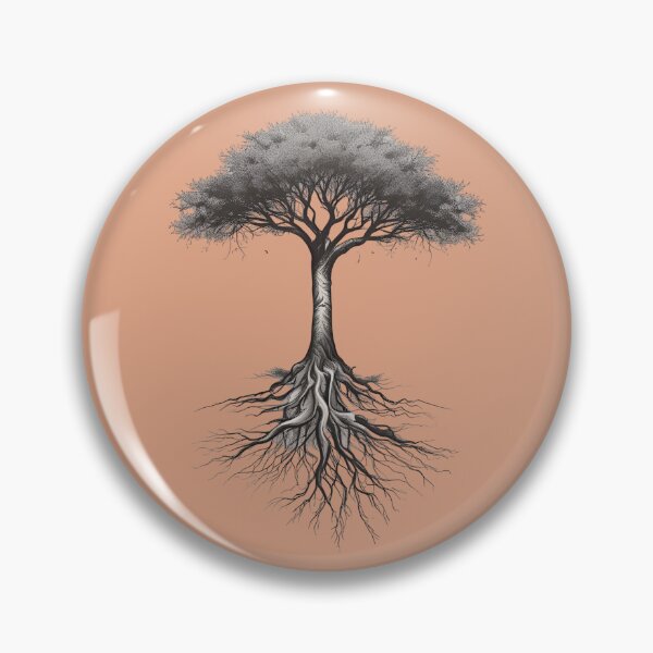 Item preview, Rooted Tree of Life – Nature Sketch Illustration designed and sold by gtrock.