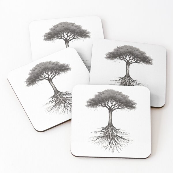 Item preview, Rooted Tree of Life – Nature Sketch Illustration designed and sold by gtrock.