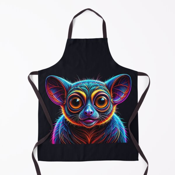 Item preview, Surprised Neon Tarsier Vibrant Colorful Abstract Animal Art designed and sold by Analog-attire.