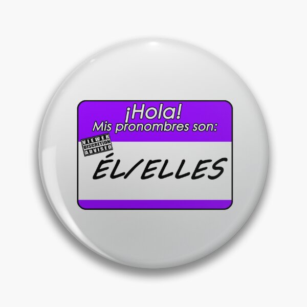 Item preview, Hello my pronouns NB HE/THEY designed and sold by darin99x.