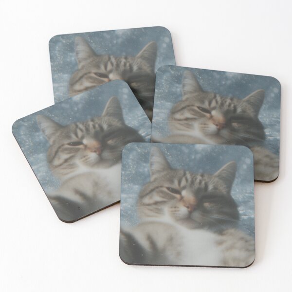 Item preview, Galactic Cat Selfie designed and sold by Matinez Pink.