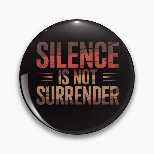 Item preview,  Introvert Bold Message – Silence Is Not Surrender Typography Tee designed and sold by Slavicsoul.