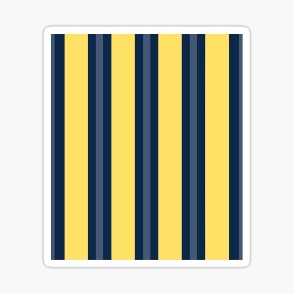 Item preview, Yellow and Blue Summer Stripes designed and sold by OneThreeSix.