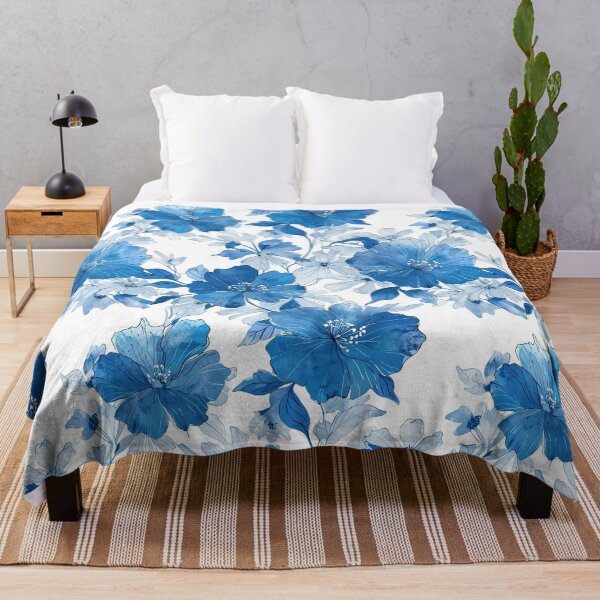 Item preview, Watercolor Blue Flower designed and sold by CoolPixels.