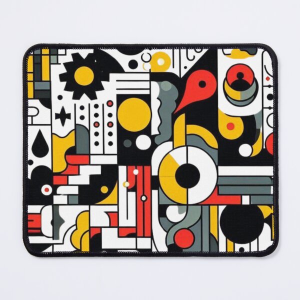 Item preview, "Bold Cubist Composition – Fernand Léger Inspired Art" designed and sold by TwoDotsStudio.