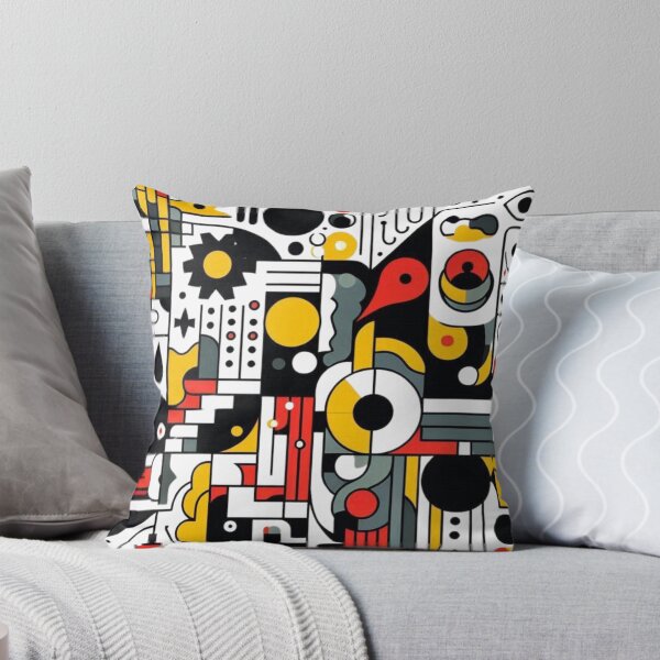 Item preview, "Bold Cubist Composition – Fernand Léger Inspired Art" designed and sold by TwoDotsStudio.