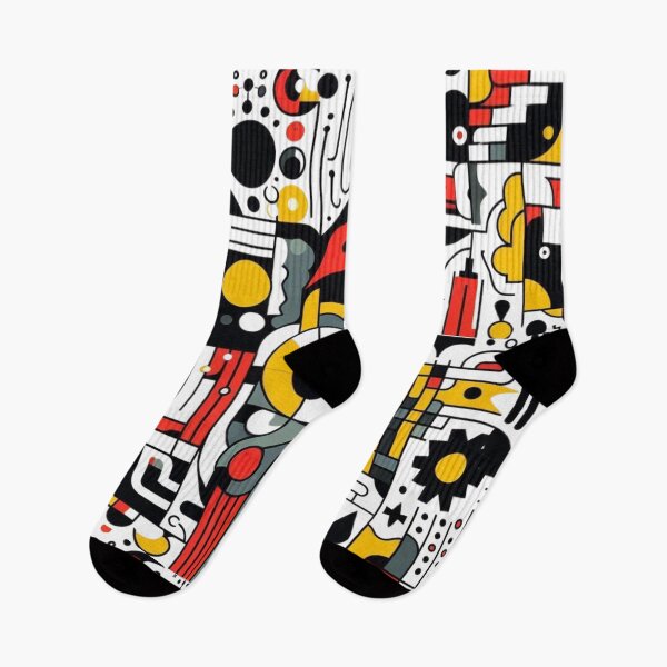 Item preview, "Bold Cubist Composition – Fernand Léger Inspired Art" designed and sold by TwoDotsStudio.