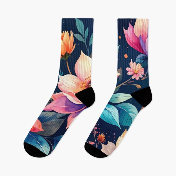 Item preview, Lush Watercolor Tropical Garden Dreamy Floral Pattern designed and sold by Analog-attire.