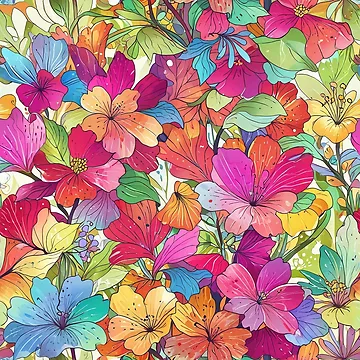 Artwork thumbnail, Color Flower by CoolPixels